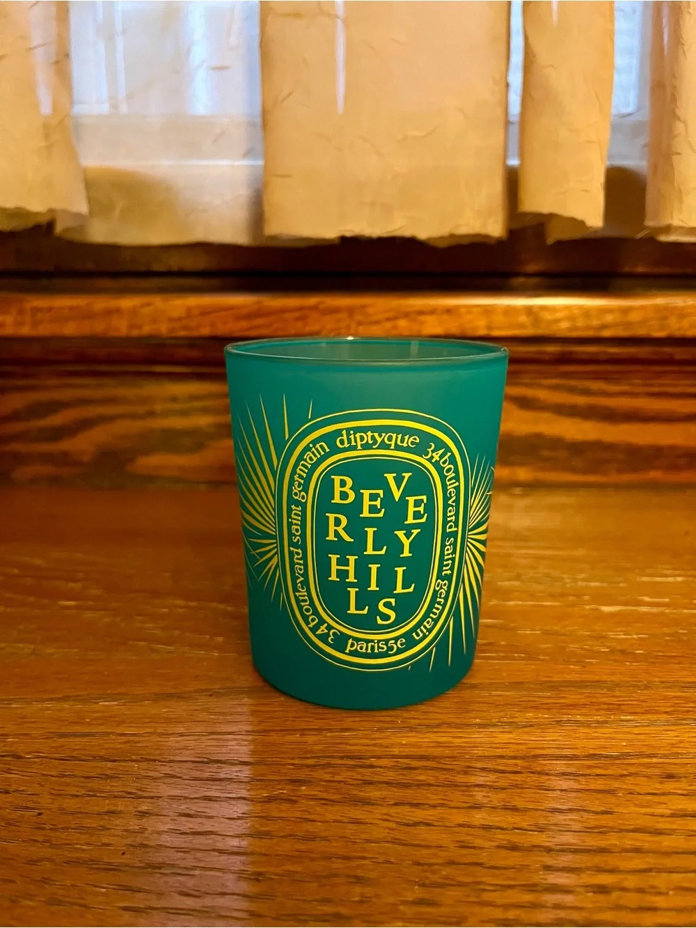 Empty diptyque Beverly Hills candle vessel, 190g